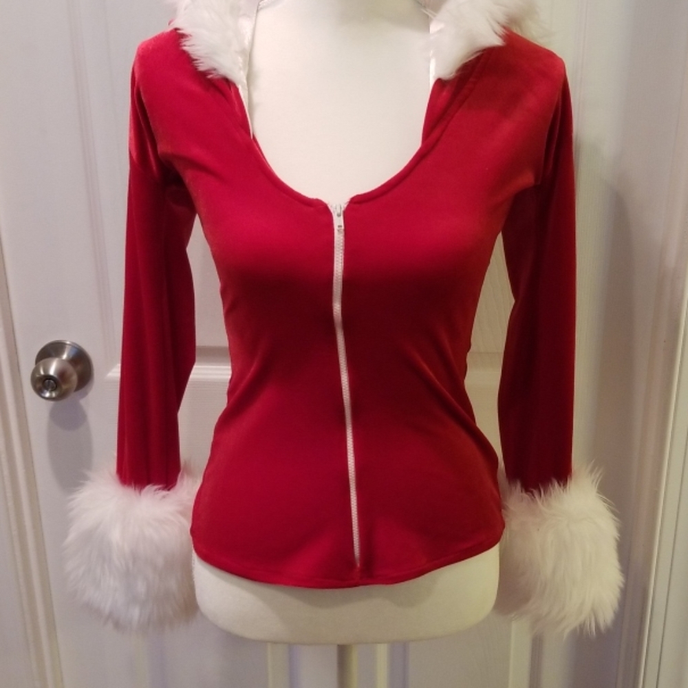 Velour Christmas Hoodie